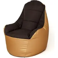 Go Gift Sack Sako Boss gold-brown XXL pouffe 140 x 90 cm