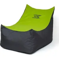 Go Gift Sako bag pouffe Tron black-green XXL 140 x 90 cm