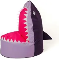 Go Gift Sako bag pouffe Shark purple-light purple XXL 100 x 60 cm