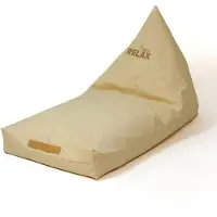Go Gift Sako bag pouffe Beige mattress XXL 160 x 80 cm