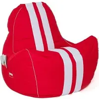 Go Gift Ferrari red-white XXL 140 x 100 cm Sako bag pouffe