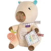 Fehn Kuscheltier "Capybara Clara, Capybara Hello", beige (beige, braun), Plüschfiguren, KinderB:9cm H:20cm T:10cm, Plüsch, Kuscheltier, B:9cm H:20cm T:10cm