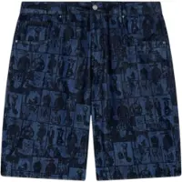 Armani Exchange für Herren. XM000658AF24509FB416 Blaue 5-Pocket-Bermudashorts (33), Lässig, Baumwolle