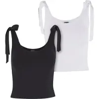 Urban Classics Tanktop "Ladies Tied Basic Jersey Top 2-Pack"