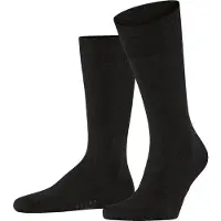 Falke Cool 24/7 Herren Socken, 43-44, Grau, Uni, Baumwolle