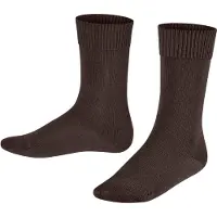Falke Comfort Wool Kinder Socken, 39-42, Braun, Uni, Schurwolle