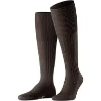 Falke Herren Socken Bristol Pure Kniestrümpfe 15415-5930 41-42 - Brown - 41-42