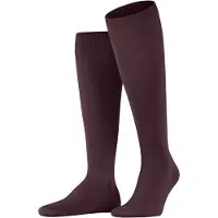 Falke ClimaWool Herren Kniestrümpfe, 47-48, Rot, Uni, Wolle