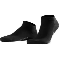 Falke Cool 24/7 Herren Sneakersocken, 43-44, Schwarz, Uni, Baumwolle