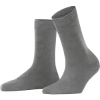 Falke Socken ClimaWool SO Damen Light Grey Melange-Schuhgröße 37 - 38