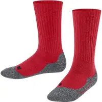 Falke Sportsocken "Active Warm", Kinder, Gr. 39-42, rot (8000, lipstick), Obermaterial: 38% Wolle, 34% Polypropylen, 27% Polyamid, 1% Elasthan, unifarben, Socken Sportsocken