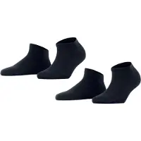 Falke Socken Happy Sneaker Damen Dark Blue (2er-Pack)-Schuhgröße 35 - 38