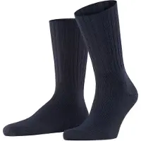 Falke Nelson Herren Bootsocken, 39-42, Blau, Uni, Schurwolle