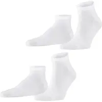 Falke Socken Happy Sneaker Herren White (2er-Pack)-Schuhgröße 43 - 46