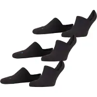 Falke Cool Kick 3-Pack Unisex Füßlinge, 42-43, Schwarz, Uni