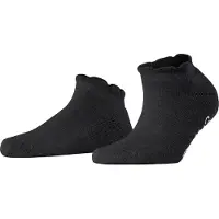 Falke Soft Elegance Damen Haussocken, 39-42, Schwarz, Uni, Wolle