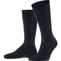 Falke Cool 24/7 Herren Socken, 49-50, Blau, Uni, Baumwolle