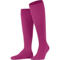Falke ClimaWool Herren Kniestrümpfe, 39-40, Rot, Uni, Wolle