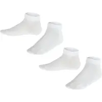 Falke Happy 2-Pack Kinder Sneakersocken, 27-30, Mehrfarbig, Uni, Baumwolle