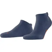 Falke Keep Warm Unisex Sneakersocken, 37-38, Blau, Uni, Schurwolle