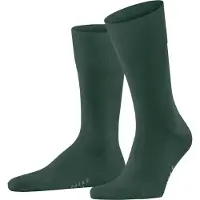 Falke Tiago Herren Socken, 39-40, Grün, Uni, Baumwolle