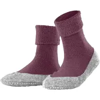 Falke Cosyshoe Damen Hausschuhe, 39-40, Rosa, Uni, Schurwolle