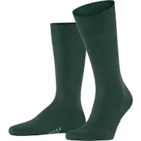 Falke Cool 24/7 Herren Socken, 41-42, Grün, Uni, Baumwolle