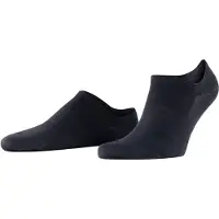 Falke ClimaWool Herren Füßlinge, 45-46, Blau, Uni, Schurwolle