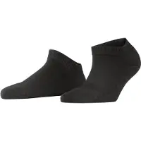 Falke ClimaWool Damen Sneakersocken, 41-42, Grau, Uni, Schurwolle