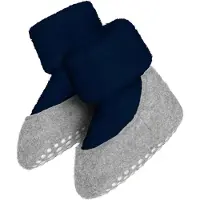 Falke Baby Cosyshoe Babys Hausschuhe, 17-18, Blau, Uni, Schurwolle
