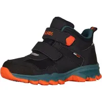 TROLLKIDS Winterstiefel "KIDS KJERAG HIKER", Jungen, Gr. 40, orange (schwarz, stormy blau, flame orange), Synthetik, Textil, Schuhe Winterstiefel, wasserdicht