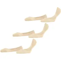 Falke Socken Damen Step Medium Cut Füßlinge Cream (3er Set)-Schuhgröße 37 - 38