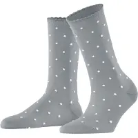 Falke Spike Dot Damen Socken, 39-42, Grau, Punkte, Baumwolle