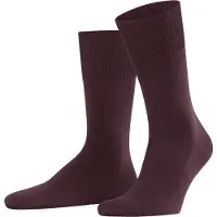 Falke Socken "ClimaWool", Herren, Gr. 43-44, rot (barolo), Materialmix, unifarben, Socken Socken, mit temperaturausgleichender Funktion, atmungsaktiv
