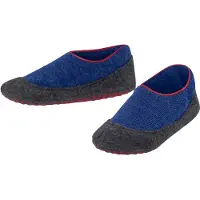 Falke Cosyshoe Kinder Hausschuhe, 37-38, Blau, Uni, Schurwolle