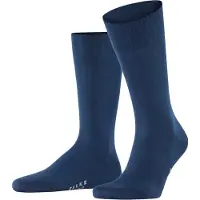 Falke Cool 24/7 Herren Socken, 39-40, Blau, Uni, Baumwolle