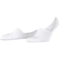 Falke Step High Cut Herren Füßlinge, 39-42, Weiß, Uni, Baumwolle