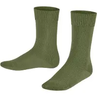 Falke Comfort Wool Kinder Socken, 19-22, Grün, Uni, Schurwolle