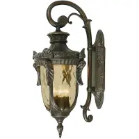 Elstead Lighting Elstead Philadelphia Außen-Wandleuchte E14 3-fach Down Alte Bronze IP44