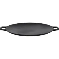 Fiskars Norden Grill Chef Gusseisen Kochplatte, 30 cm, Hochwertige Grillplatte zum Servieren oder auch zum Kochen, 1 Kochplatte