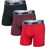 Saxx Essential Performance Mesh Boxer Brief Fly 3pk Boxershorts 3 Einheiten