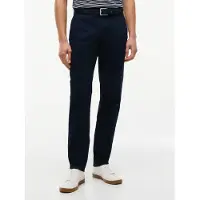 Tommy Hilfiger Chinohose "CORE HARLEM ESSENTIAL", Herren, Gr. 38, Länge 36, blau (desert sky), Twill, Obermaterial: 97% Baumwolle, 3% Elasthan, unifarben, normal, Hosen Chinohose, Tapered Fit