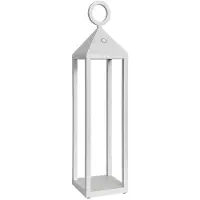 ROSSINI ILLUMINAZIONE PICNIC Tragbare LED-Tischleuchte 2,2 W IP54 2700 K CRI85 43 cm – Weiß – Rossini Group – Design aus Aluminiumdruckguss