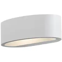 ROSSINI ILLUMINAZIONE LUNARIS Dual Emission LED-Wandleuchte 17,5 W 3000 K IP54 CRI90, weiße Metallstruktur, Phasenschnitt dimmbar - Rossini Group