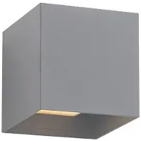ROSSINI ILLUMINAZIONE KADO Außenwandleuchte mit doppelter Emission, Grau, E27-Anschluss, Schutzart IP65, modernes Aluminiumdesign - Rossini Group