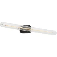 ROSSINI ILLUMINAZIONE POTTER LED-Badezimmer-Wandleuchte 6W S14d-Anschluss 2700K IP44 Schwarz-Finish - Rossini Group | Spiegel- und Innenbeleuchtung
