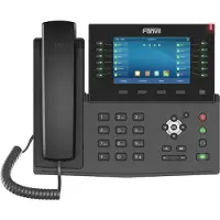 Fanvil X7C, IP-Telefon, Schwarz, Kabelgebundenes Mobilteil, 20 Zeilen, Ton/Impuls, LCD