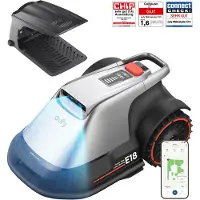 Eufy E18 Mähroboter ohne Begrenzungskabel, keine Signalausfälle, kein RTK, TrueVision-Technologie, GNSS-System, Garten bis zu 1200 m², präziser Kantenschnitt, Hindernisvermeidung, App-Steuerung