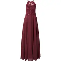 Vera Mont Abendkleid "Abendkleid rückenfrei", Damen, Gr. 32, EURO, rot (deep dahlia), Obermaterial: 100% Polyester PES., Kleider Abendkleid