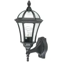 Garden Zone Elstead Ledbury Außen-Wandleuchte E27 Schwarz IP44